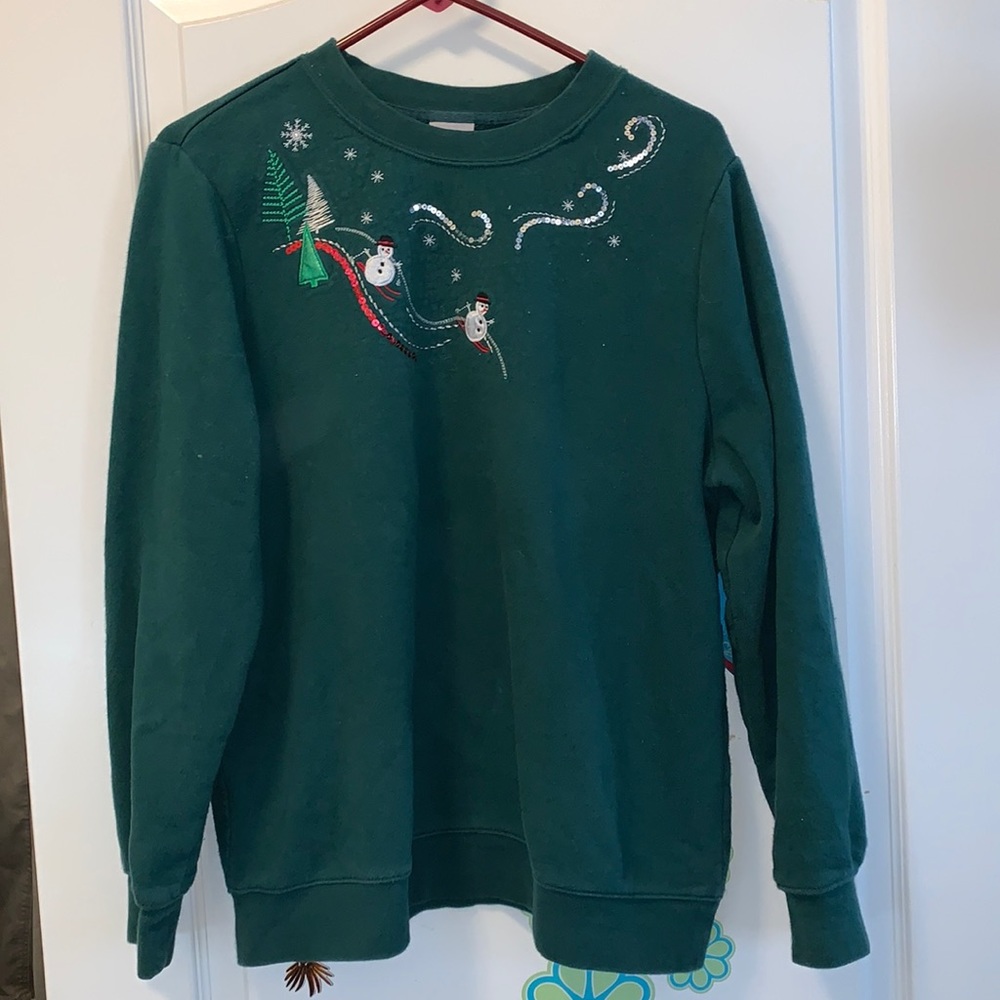 Green Christmas sweatshirt